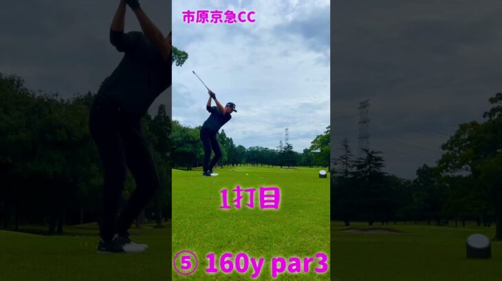 【ゴルフ初心者】160y par3 上手くなりたい、、！【ラウンド】市原京急CC