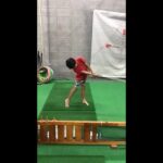 【ちびゴルSwingバトン】8才のゴルフスイング  8-Year-Old Golf Swing 【Ichiya Makino】→【Ai Nakanishi】へタッチ👋　#shorts
