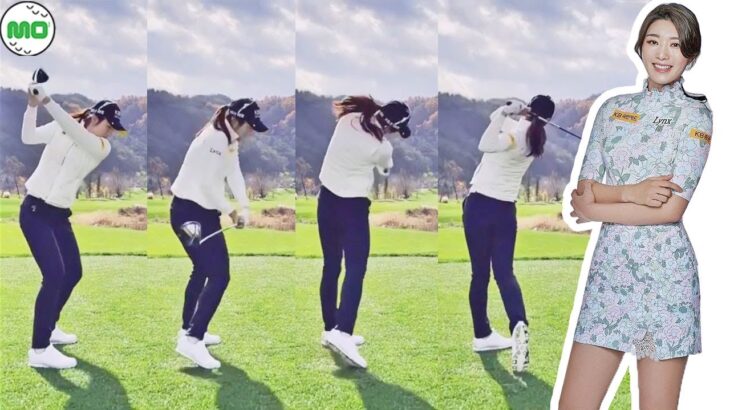 アン・ソンイ Ahn Song Yi  安竦悧 韓国の女子ゴルフ スローモーションスイング!!!