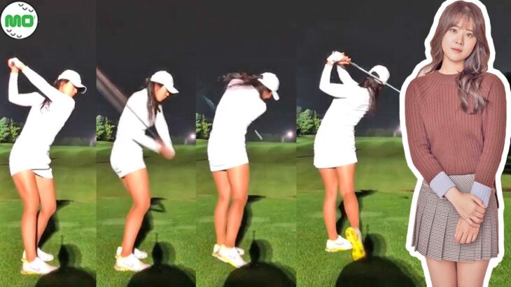 イ・ジヘ D ​ Lee Ji Hye 韓国の女子ゴルフ スローモーションスイング!!!