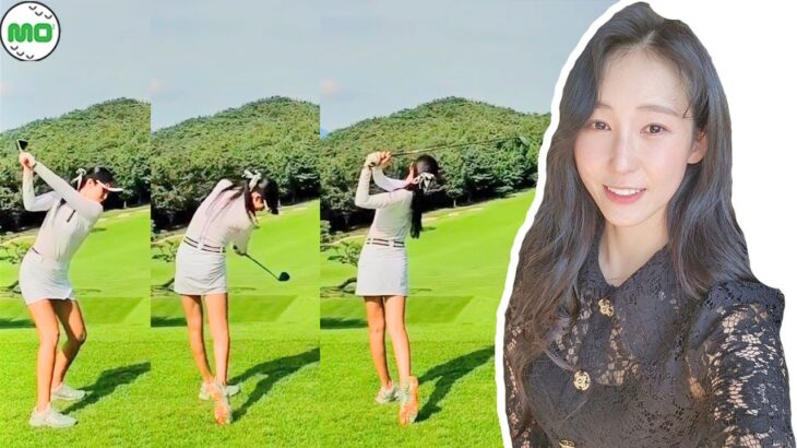 ホ・ウンジ Her Eun Ji 許恩智 韓国の女子ゴルフ スローモーションスイング!!!