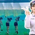 イ・ダヨン Lee Da Yeon  韓国の女子ゴルフ スローモーションスイング!!!