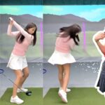 リュ・ミギョン Ryu Mi Kyung  韓国の女子ゴルフ スローモーションスイング!!!
