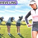 ジュヌビエーブ・リン GENEVIEVE LING マレーシアの女子ゴルフ スローモーションスイング!!!