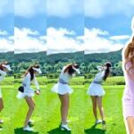コ・ギョンミン Gyeung Min Ko  韓国の女子ゴルフ スローモーションスイング!!!