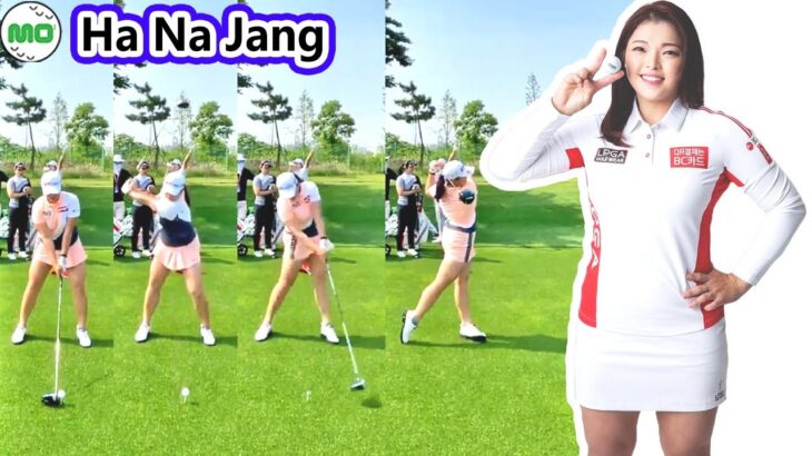 ジャン・ハナ Jang Ha Na   韓国の女子ゴルフ スローモーションスイング!!!