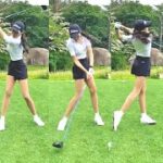 ジャン・ ウォンジュ Won Ju Jang 韓国の女子ゴルフ スローモーションスイング!!!