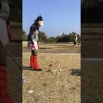 人気ゴルフ女子・西尾友里さんのアプローチ練習・ロイヤルスターゴルフクラブ2022年2月