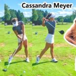 Cassandra Meyer カサンドラ・マイヤ 米国の女子ゴルフ スローモーションスイング!!!