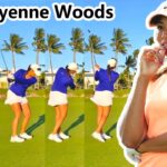 Cheyenne Woods シャイアン・ウッズ 米国の女子ゴルフ スローモーションスイング!!!