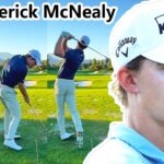Maverick McNealy マーベリック・マクネリ 米国の男子ゴルフ スローモーションスイング!!!