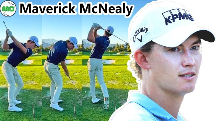 Maverick McNealy マーベリック・マクネリ 米国の男子ゴルフ スローモーションスイング!!!