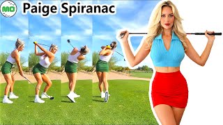 Paige Spiranac ペイジ・スピラナック 米国の女子ゴルフ スローモーションスイング!!!