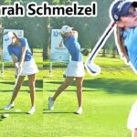 Sarah Schmelzel サラ・シュメルツェル 米国の女子ゴルフ スローモーションスイング!!!