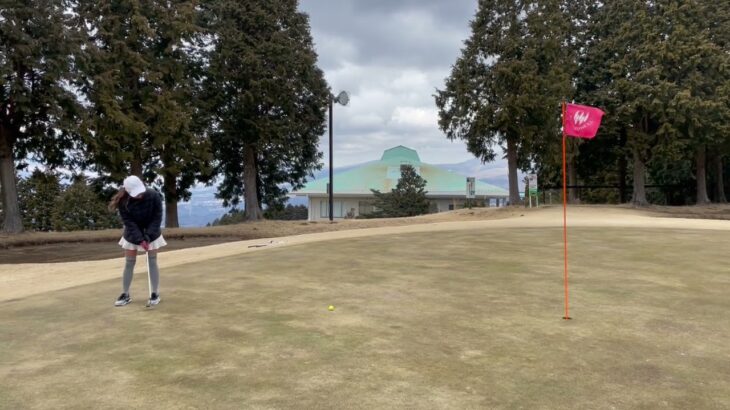 人気ゴルフ女子・ななさんのパター・富士箱根カントリークラブ2022年2月