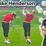 Brooke Henderson ブルック・ヘンダーソン カナダの女子ゴルフ スローモーションスイング!!!
