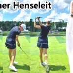 Esther Henseleit エスター・ヘンゼライト ドイツの女子ゴルフ スローモーションスイング!!!
