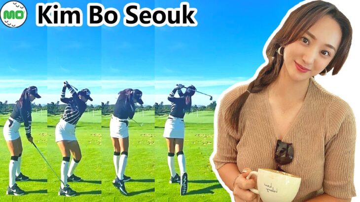 Kim Bo Seouk キム・ボソク 韓国の女子ゴルフ スローモーションスイング!!!