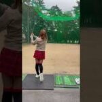 インスタゴルフ女子No.1あおい夏海さんのアイアン練習霞ヶ浦国際ゴルフコース2022年3月