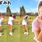 Noda Sumire  野田すみれ 日本の女子ゴルフ スローモーションスイング!!!