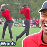 Tiger Woods タイガー・ウッズ ​​ 米国の男子ゴルフ スローモーションスイング!!!