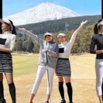 【日本の絶景】富士山をバックに美女がゴルフを満喫🗻【#1】