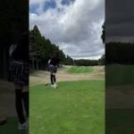 人気ゴルフ女子・武田奈津美さん15番ティーショット・太平洋クラブ御殿場ウエスト2022年4月