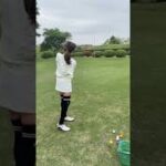 人気ゴルフ女子・岩崎静羅さんのアプローチ練習・熊谷ゴルフクラブ2022年4月