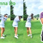 Brianna Do ブリアンナ・ドー 米国の女子ゴルフ スローモーションスイング!!!