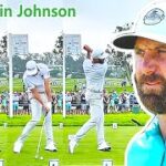 Dustin Johnson ダスティン・ジョンソン 米国の男子ゴルフ スローモーションスイング!!!
