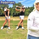 Emily Pedersen エミリー・クリスティン・ペダーセン デンマークの女子ゴルフ スローモーションスイング!!!