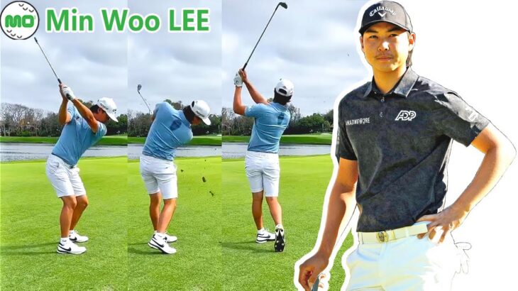 ミンウ・リー Min Woo LEE オーストラリアの男子ゴルフ スローモーションスイング!!!