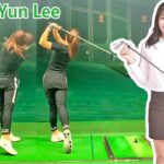 Seo Yun Lee イ・ソユン﻿ 韓国の女子ゴルフ スローモーションスイング!!!