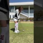 人気ゴルフ女子・mikuさんのパター練習・霞ヶ浦国際ゴルフコース2022年4月