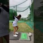 人気ゴルフ女子・萌さんのショートアイアン練習大富士ゴルフクラブ2022年5月