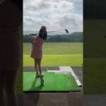 人気ゴルフ女子・武田奈津美さんのドライバー練習・烏山城カントリークラブ2022年5月