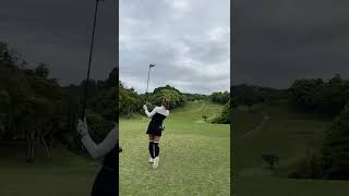 インスタゴルフ女子NO.1あおい夏海さんのティーショットさくら1番ホール・勝浦ゴルフ俱楽部2022年5月
