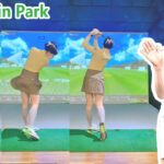 Su Bin Park パク・スビン​ 韓国の女子ゴルフ スローモーションスイング!!!
