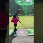 人気ゴルフ女子・おちづさんのユーティリティ練習・霞ヶ浦国際ゴルフコース
