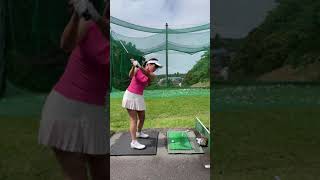 ティーチングプロテスト直前ゴルフ女子まりんこさんのアプローチ練習大富士ゴルフクラブ2022年6月
