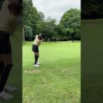 人気ゴルフ女子・岩崎静羅さんのラウンド企画アプローチ練習・神崎カントリー俱楽部2022年6月