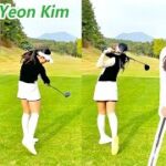 キム・ジュヨン ​Kim Joo Yeon 韓国の女子ゴルフ スローモーションスイング!!!