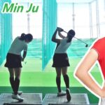 Kim Min Ju キム・ミンジュ スーパールーキー 韓国の女子ゴルフ スローモーションスイング!!!