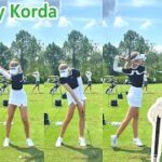 ネリー・コルダ Nelly Korda 米国の女子ゴルフ スローモーションスイング!!!