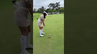 インスタゴルフ女子総選挙No1おちづさんのパター練習霞ヶ浦国際ゴルフコース2022年6月