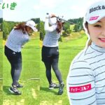 藤田さいき Saiki Fujita﻿ 日本の女子ゴルフ スローモーションスイング!!!