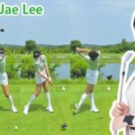 Sun Jae Lee イ・ソンジェ 韓国の女子ゴルフ スローモーションスイング!!!