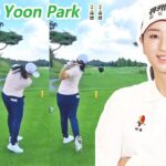 Chae Yoon Park パク・チェヨン 韓国の女子ゴルフ スローモーションスイング!!!