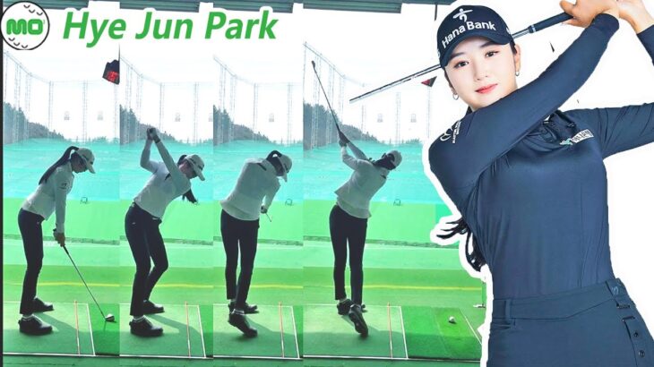 Hye Jun Park  パク・ヘジュン 韓国の女子ゴルフ スローモーションスイング!!!