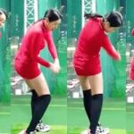 【🇰🇷女子ゴルフ】KLPGAプロハウンジの美しいゴルフスイング😍【韓国人女子プロゴルファー@her8105】Vol8